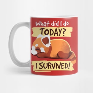 Survivor red panda Mug